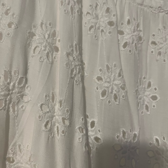 Lucky Brand Cream Sequin Tiered Sundress - Picture 4 of 7